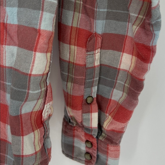 Jachs girlfriend bea snap down flannel women’s small - Picture 4 of 6